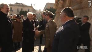 Mattarella a Bari, capo dello Stato visita mostra su stragi nazifasciste