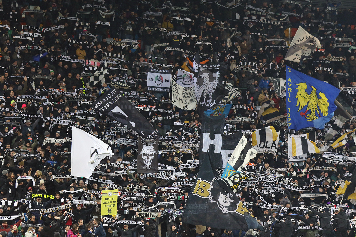 Cori razzisti a Maignan, Curva Nord Udinese chiusa per 2 gare