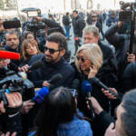 Roma - Funerali di Sandra Milo nella Chiesa degli Artisti a Piazza del Popolo