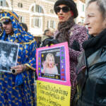 Roma - Funerali di Sandra Milo nella Chiesa degli Artisti a Piazza del Popolo