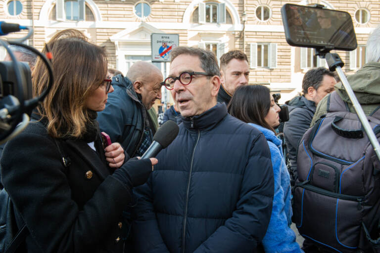 Roma - Funerali di Sandra Milo nella Chiesa degli Artisti a Piazza del Popolo