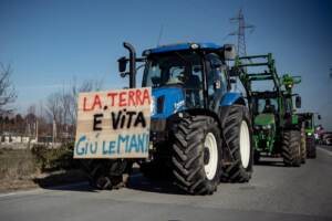 Cuneo - La protesta degli agricoltori contro le politiche agricole dell’UE