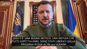 Scambio prigionieri Kiev-Mosca, Zelensky: “Liberi 207 soldati ucraini”