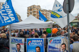 Castrazione chimica, Matteo Salvini a Milano per una raccolta firme