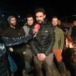 Protesta agricoltori, presidio notturno di Roseto: “Rivendichiamo i nostri diritti”