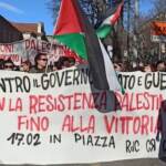 Torino, oltre 3mila persone in piazza a sostegno della Palestina