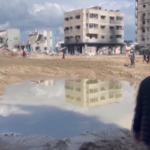 Gaza, edifici rasi al suolo e strade allagate: le immagini della devastazione