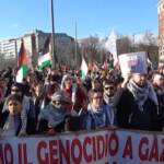 Milano, centinania in corteo a sostegno della Palestina