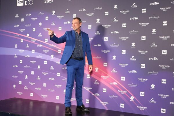 Amadeus in Conferenza stampa per il 74mo Festival di Sanremo