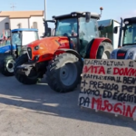 Agricoltori, in Sicilia la protesta dei trattori nella Valle del Belice