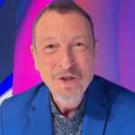 Sanremo, i saluti di Amadeus all’agenzia LaPresse