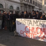 Ponte Galeria, manifestazione per la chiusura del centro