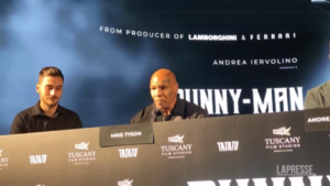 Mike Tyson a Torino per presentare ‘Bunny-Man’