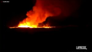 Islanda, eruzione vulcanica a Reykjanes: la terza in pochi mesi