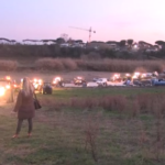 Agricoltori, altri cento trattori hanno raggiunto il presidio di via Nomentana