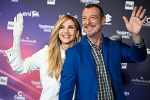 Sanremo, la conferenza stampa della quarta serata con Amadeus e Lorella Cuccarini