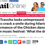 Sanremo, il ‘Ballo del qua qua’ di Travolta e Amadeus finisce sul Daily Mail