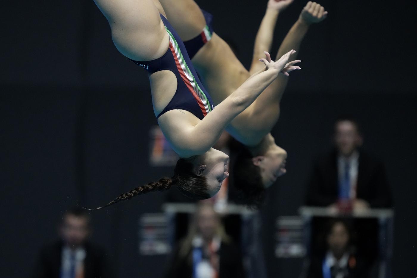 Nuoto, Santoro e Pellacani d’argento nel sincro mixed