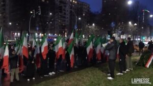 Milano, l’estrema destra ricorda le vittime delle foibe