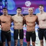 Mondiali nuoto, Italia d’argento nella 4×100 stile libero maschile