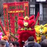 Madrid, nel quartiere di Usera la sfilata per il Capodanno lunare