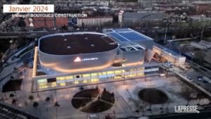 Olimpiadi Parigi 2024, inaugurata la Adidas Arena