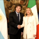 Meloni riceve Milei a Palazzo Chigi: “Rafforzare relazioni bilaterali”