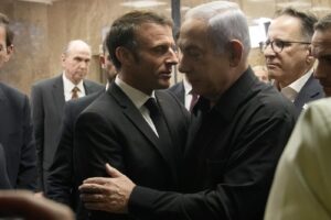 Emmanuel Macron in visita in Israele