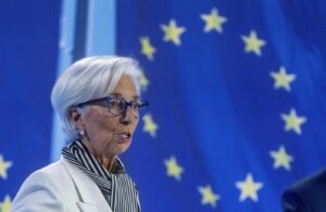 Conferenza stampa di Christine Lagarde dopo la riunione del consiglio direttivo della BCE a Francoforte