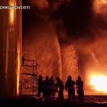 Ucraina, drone su regione russa Kursk: a fuoco deposito petrolifero