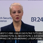 Navalny, moglie Yulia Navalnaya: “Putin responsabile”