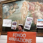Firenze, blitz Ultima Generazione agli Uffizi: 20mila euro di multa ad attivista