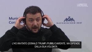 Ucraina, Zelensky a Trump: “Può venire al fronte con me”