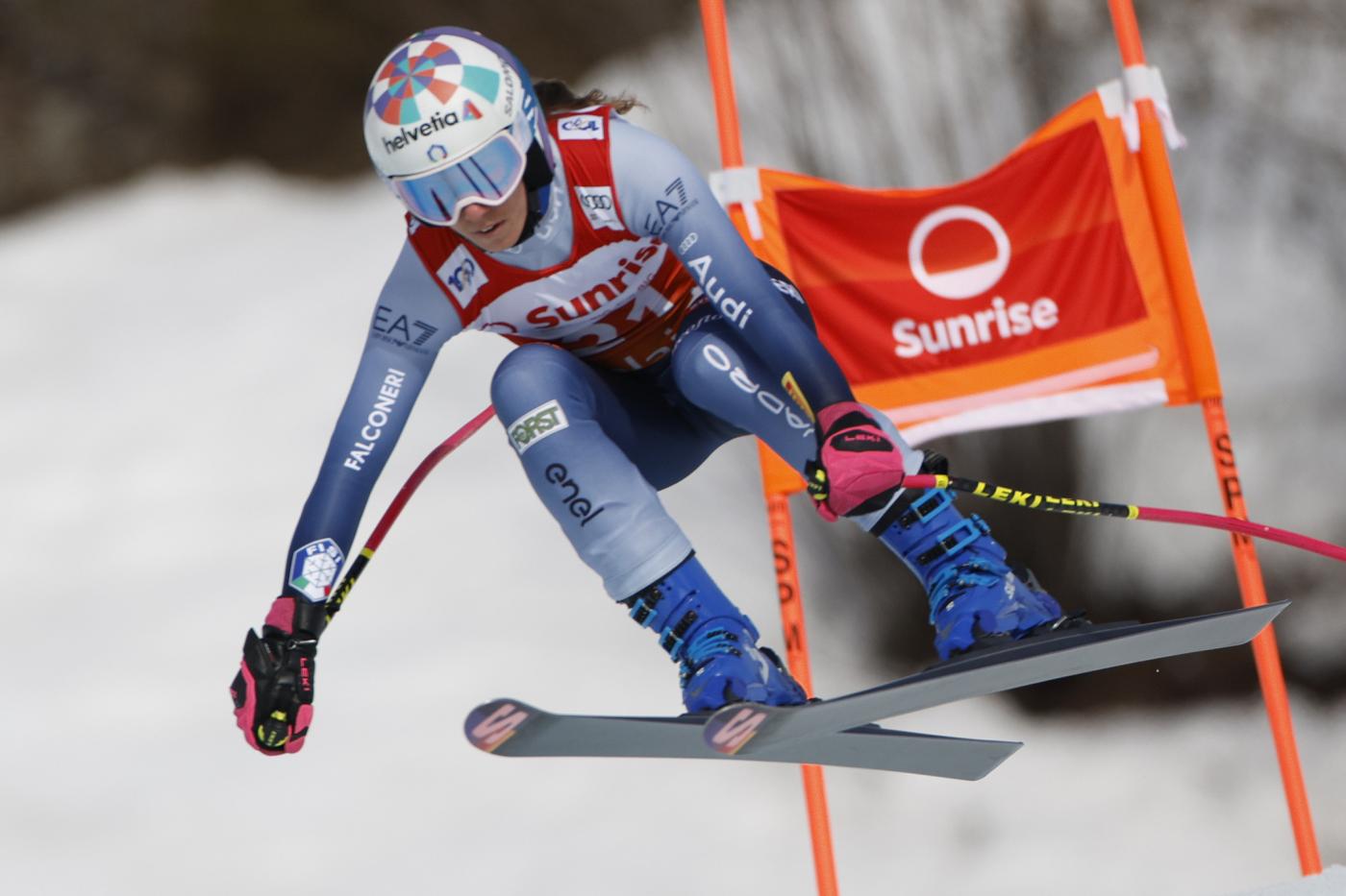 Sci, valanga azzurra nella libera di Crans Montana: vince Bassino davanti a Brignone