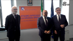 Milano, La Russa e Sangiuliano in visita a Palazzo Citterio