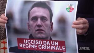 Navalny, protesta davanti all’Ambasciata russa di Roma