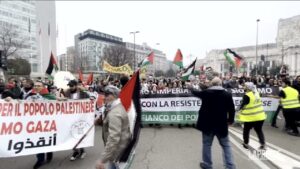Milano, 19esimo corteo a sostegno della Palestina