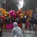 Parigi, parata a Chinatown per celebrare il Capodanno lunare