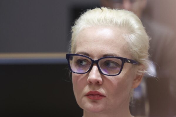 Yulia Navalnaya al meeting dei ministri degli Esteri UE a Bruxelles