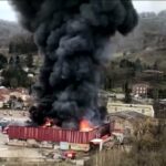 Francia, in fumo 900 tonnellate di batterie al litio