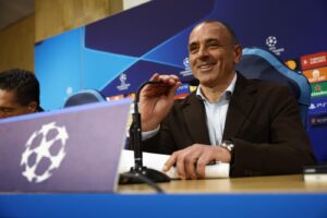 Champions League 2023/2024 - Conferenza stampa Napoli