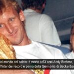 Addio ad Andy Brehme, l’ex terzino dell’Inter è morto a 63 annu