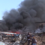 Libano, continua l’incendio nel deposito di gasolio colpito da Israele