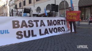 Morti sul lavoro, sindacati in piazza a Roma