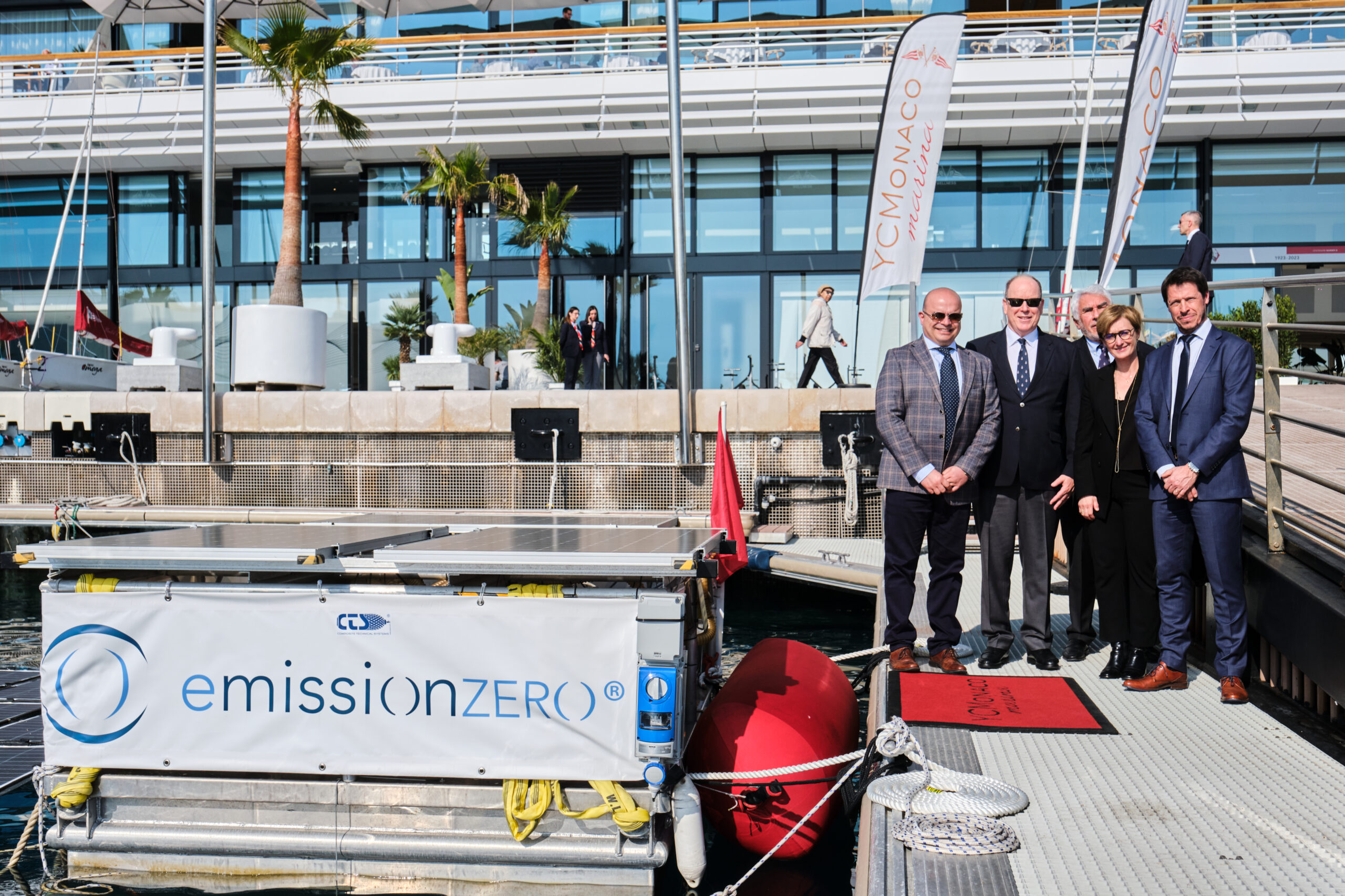 Yacht Club de Monaco, inaugurato un pontile per l’idrogeno verde