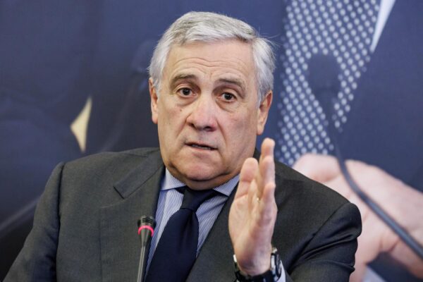 Conferenza stampa di Antonio Tajani sul prossimo congresso di Forza Italia