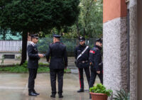 Rilievi dei Carabinieri presso l’abitazione di Marta di Nardo in Via Pietro Da Cortona