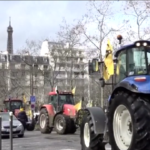 Agricoltori, la protesta dei trattori torna a Parigi