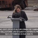 Ucraina, Meloni a Hostomel: “Questa terra è un pezzo della nostra casa”