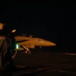 Mar Rosso, caccia americani colpiscono obiettivi Houthi